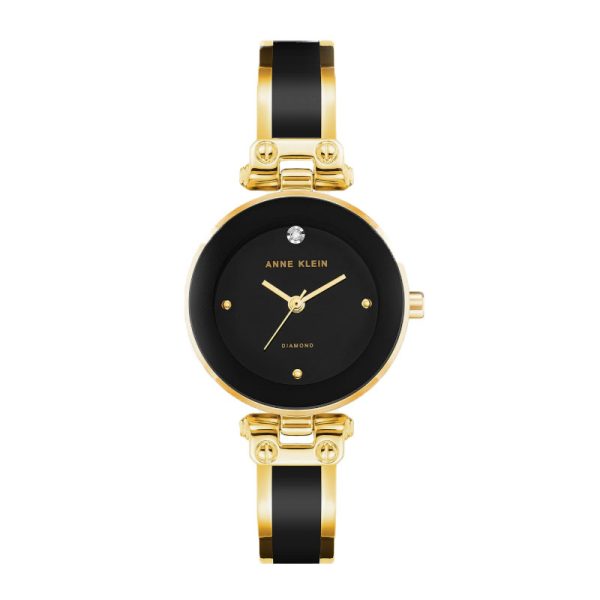 Anne Klein Women's Genuine Diamond Dial Bangle Watch