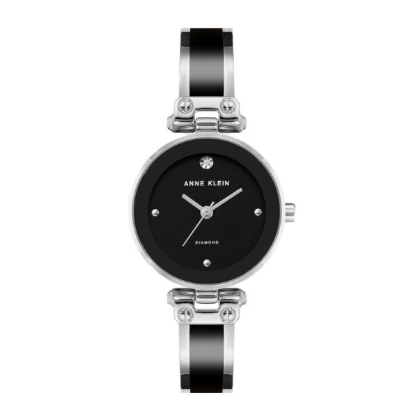 Anne Klein Women's Genuine Diamond Dial Bangle Watch - Image 2