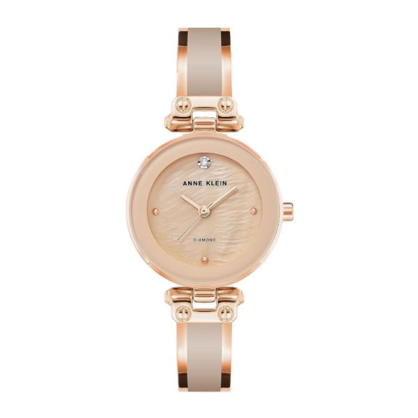 Anne Klein Women's Genuine Diamond Dial Bangle Watch - Image 4