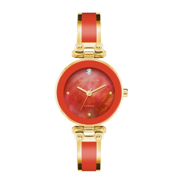 Anne Klein Women's Genuine Diamond Dial Bangle Watch - Image 5