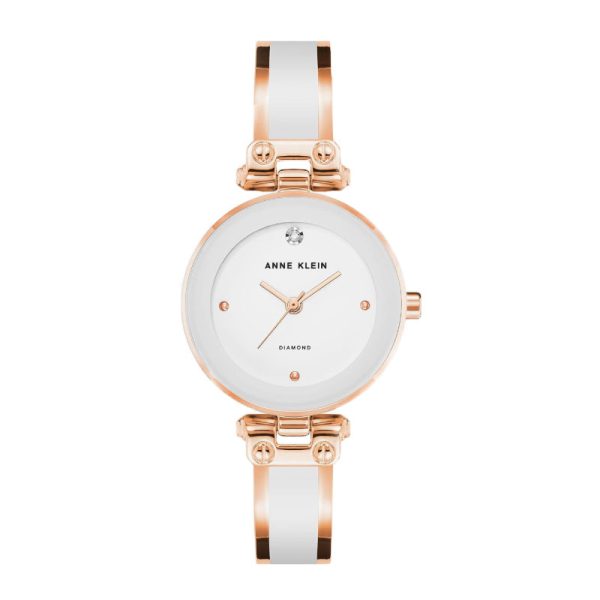 Anne Klein Women's Genuine Diamond Dial Bangle Watch - Image 8
