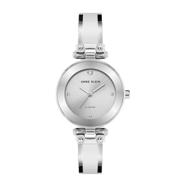 Anne Klein Women's Genuine Diamond Dial Bangle Watch - Image 7