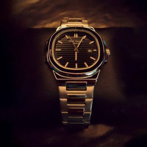 Patek Philippe Nautilus Two-Tone Black Dial – 40mm Luxury Watch